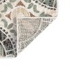 DCO1017 5x8 5 x 7 Medium Teal Blue, Ivory, and Green Area Rug - Deco-5