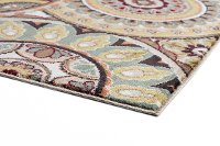 DCO10188x10 8 x 10 Large Brown, Ivory, and Green Area Rug - Deco-4