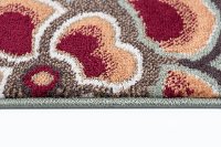 DCO10238x10 8 x 10 Large Floral Seafoam, Cranberry, and Gold Area Rug - Deco-2