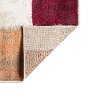 DCO1027 5x8 5 x 7 Medium Teal Blue, Taupe, and Red Area Rug - Deco-4