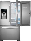 RF23HTEDBSR Samsung French Door Refrigerator with High-Efficiency LED Lighting - 36 Inch Stainless Steel Counter Depth -1