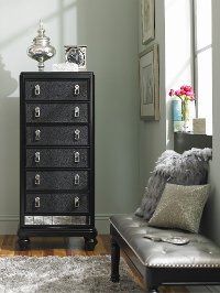 Diva Midnight Black Lingerie Chest of Drawers - RC Willey ...