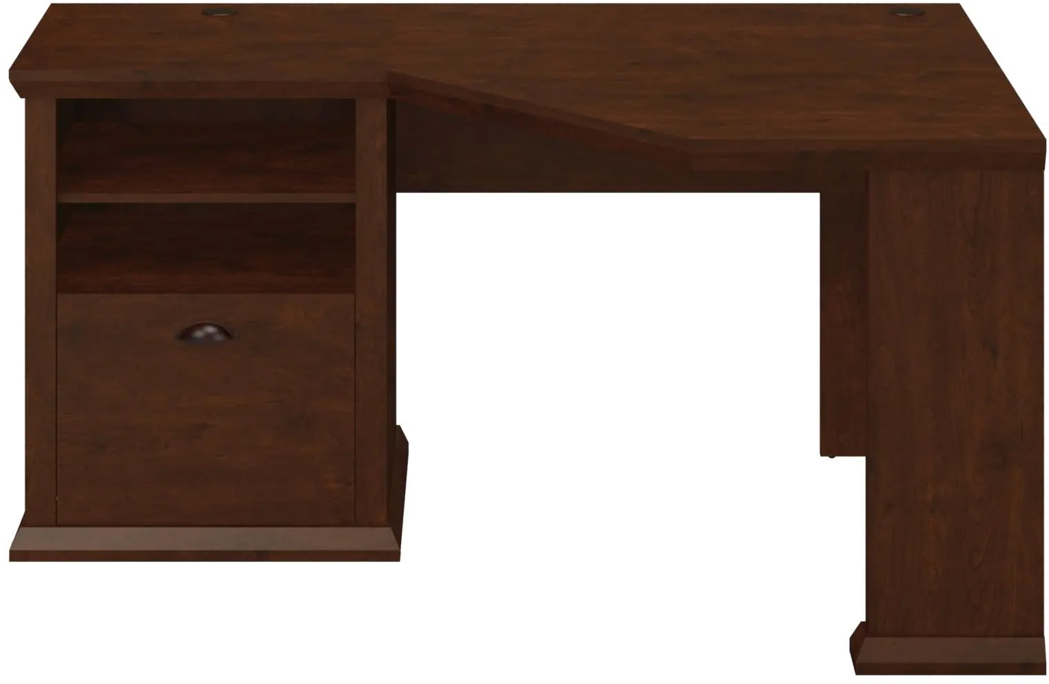 WC40315-03 Cherry Corner Desk (60 Inch) - Yorktown -3