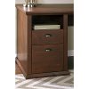 Cherry Single Pedestal Desk - Yorktown -2