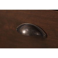 Cherry Single Pedestal Desk - Yorktown -7