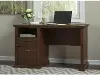 WC40323-03 Yorktown Cherry Single Pedestal Desk - Bush Furniture