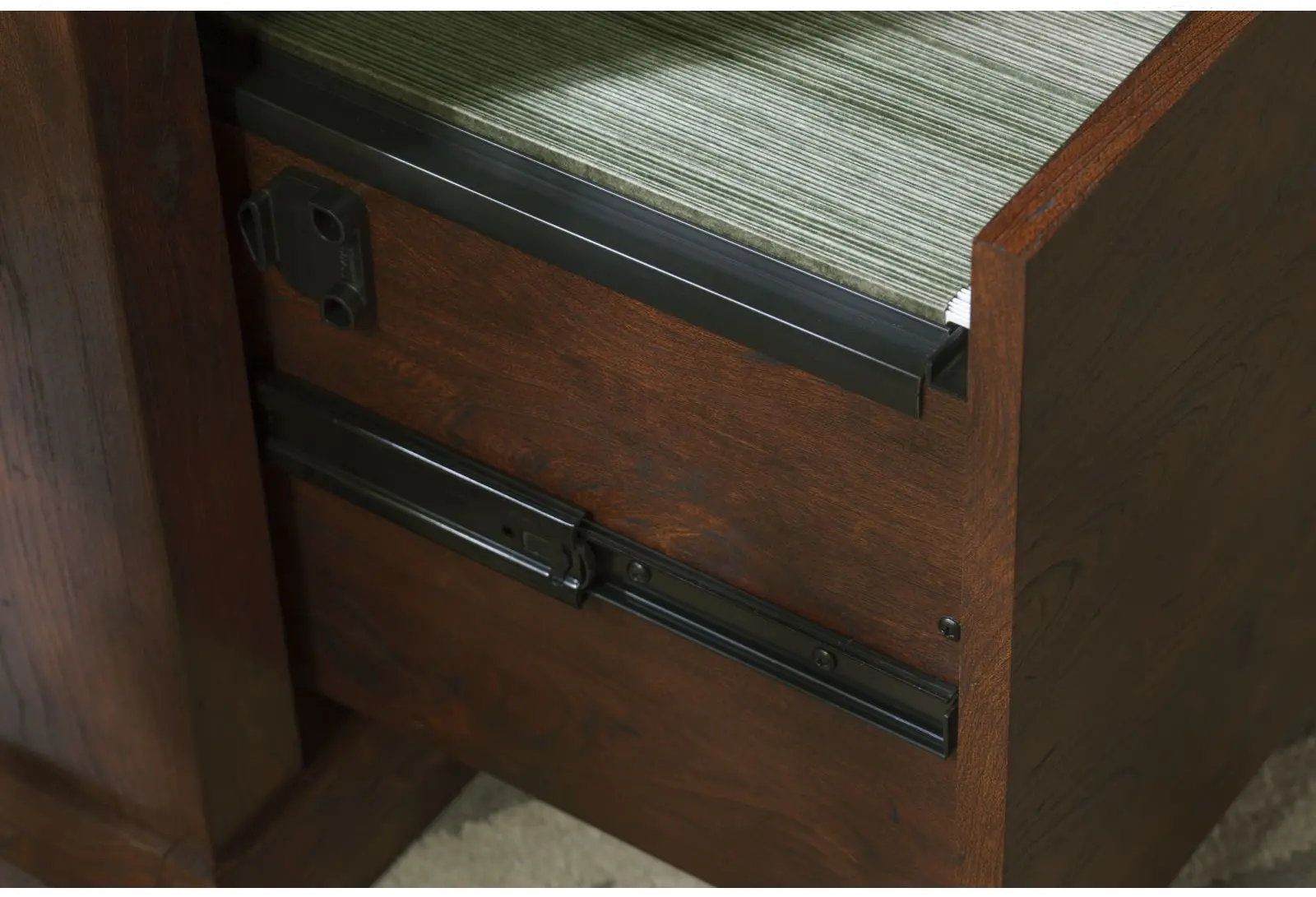 WC40330-03 Cherry L-Desk (60 Inch) - Yorktown -4
