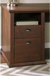 Cherry L-Desk (60 Inch) - Yorktown -6