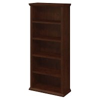 Cherry 5-Shelf Bookcase - Yorktown -4