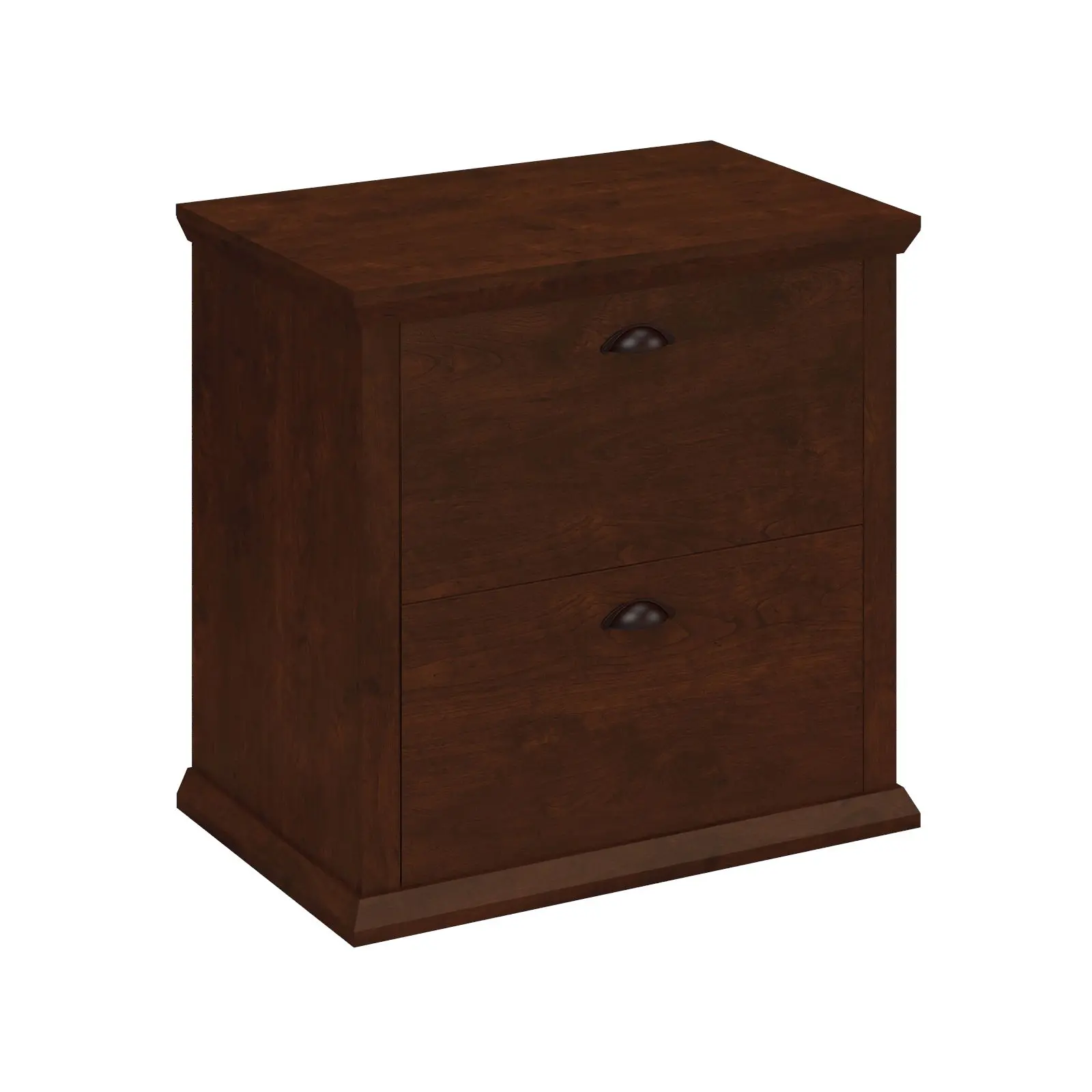 WC40380-03 Cherry 2 Drawer Lateral File Cabinet- Yorktown -3