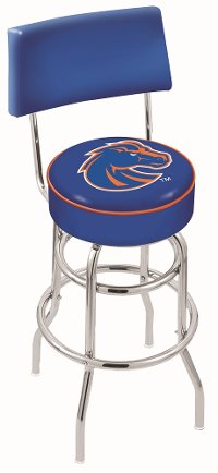 30 Inch Back Rest Swivel Bar Stool - Boise State
