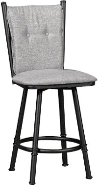 Black & Gray 26 Inch Counter Height Stool - Arthur