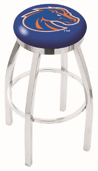 L8C2C25BoiseS Chrome 25 Inch Counter Stool - Boise State