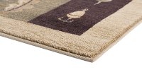 NTR65223x8 Tan, Brown, and Blue 7 Foot Runner Rug - Nature-2