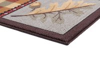 NTR65683x8 Brown, Blue, and Red 7 Foot Runner Rug - Nature-2