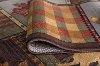 6568-Multi-3x8 Brown, Blue, and Red 7 Foot Runner Rug - Nature-4