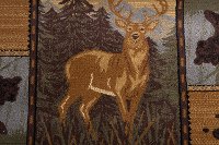 NTR65683x8 Brown, Blue, and Red 7 Foot Runner Rug - Nature-5