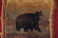 NTR65703x8 Brown, Red, and Green 7 Foot Runner Rug - Nature-7