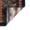 NTR6588 3x8 Green, Brown, and Tan 8 Foot Runner Rug - Nature-3