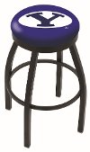 Black 25 Inch Swivel Counter Height Stool - BYU