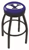 Black Swivel Counter Height Stool - BYU