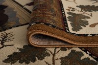 NTR66103x8 Green, Brown, and Beige 7 Foot Runner Rug - Nature-6