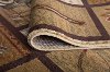 NTR6632 3x8 Green, Brown, and Beige 7 Foot Runner Rug - Nature-6
