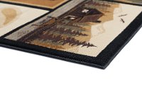 NTR66603x8 Green, Brown, and Beige 7 Foot Runner Rug - Nature-4