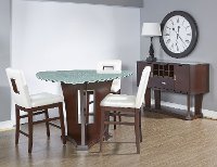 4 Piece Dining Set - Soho Espresso Counter Height