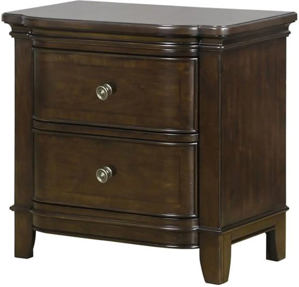Chestnut Brown Traditional Nightstand - Langham Place-1