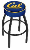 Black 30 Inch Cushion Swivel Bar Stool - Cal U