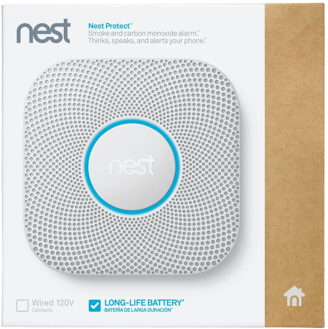 S3000BWES Google Nest Protect (Battery) 2nd Generation, White-3