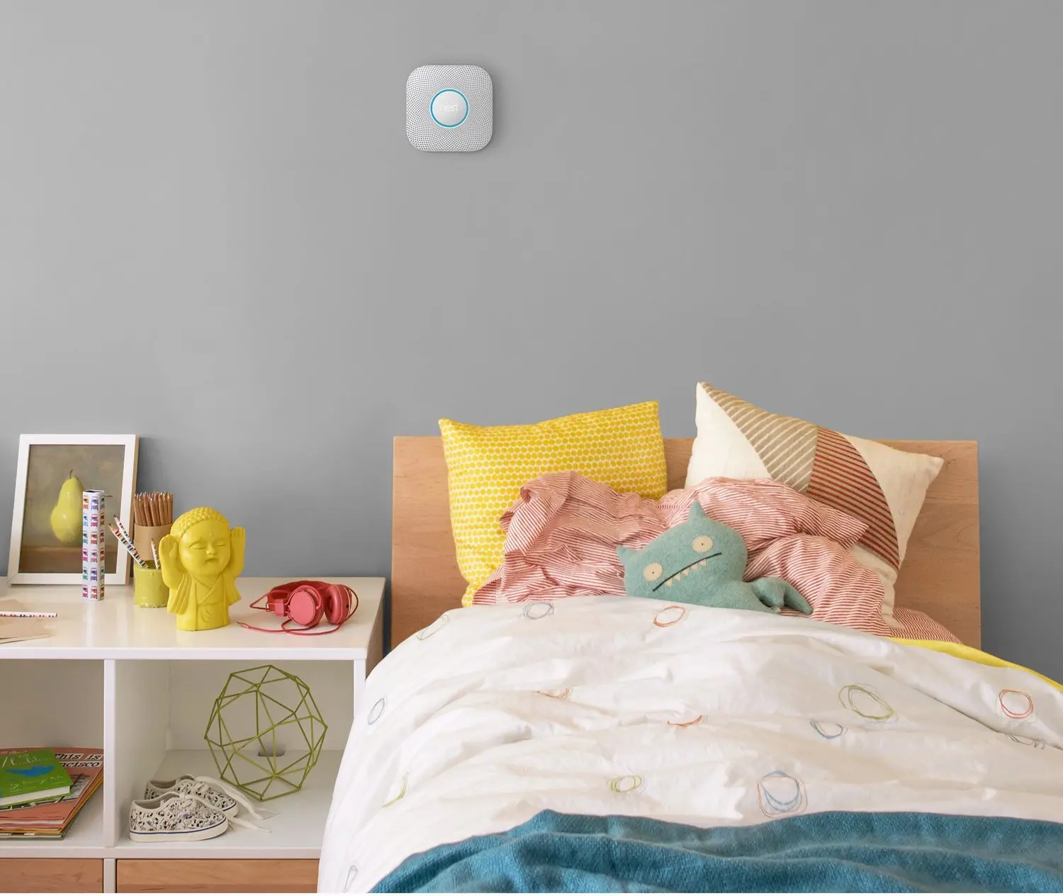 S3000BWES Google Nest Protect (Battery) 2nd Generation, White-5