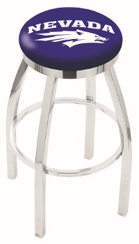L8C2C25NevaUn Chrome 25 Inch Counter Stool - UNR