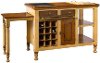 Ivory and Beige 2 Piece Cherry Island with Cutting Board