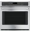 CT9050SHSS Cafe 30 Inch Smart Single Wall Oven with Convection - 5.0 cu. ft. Stainless Steel-1