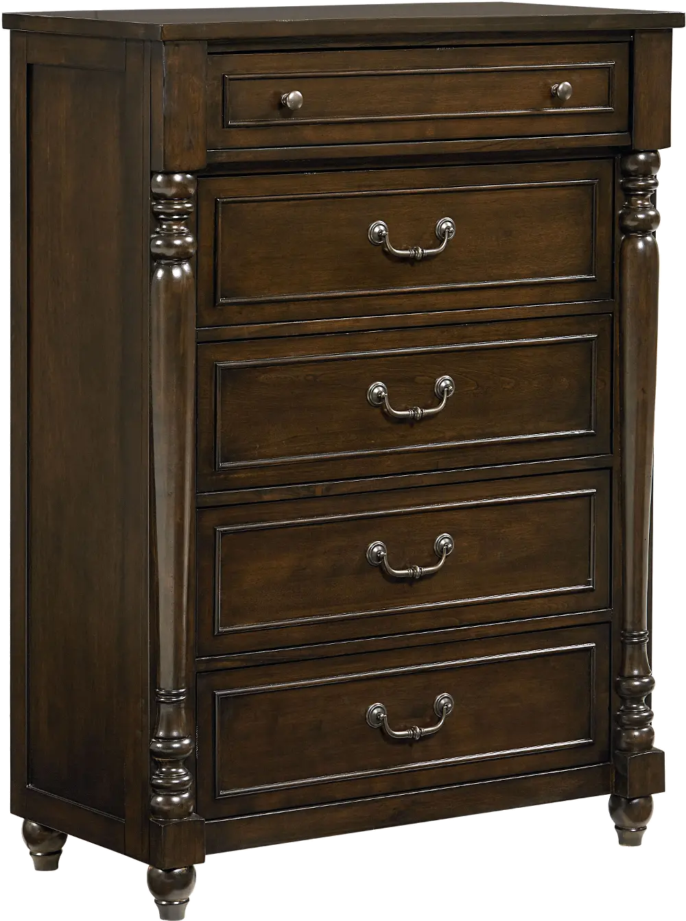 McGregor Brown 5-Drawer Chest of Drawers-1