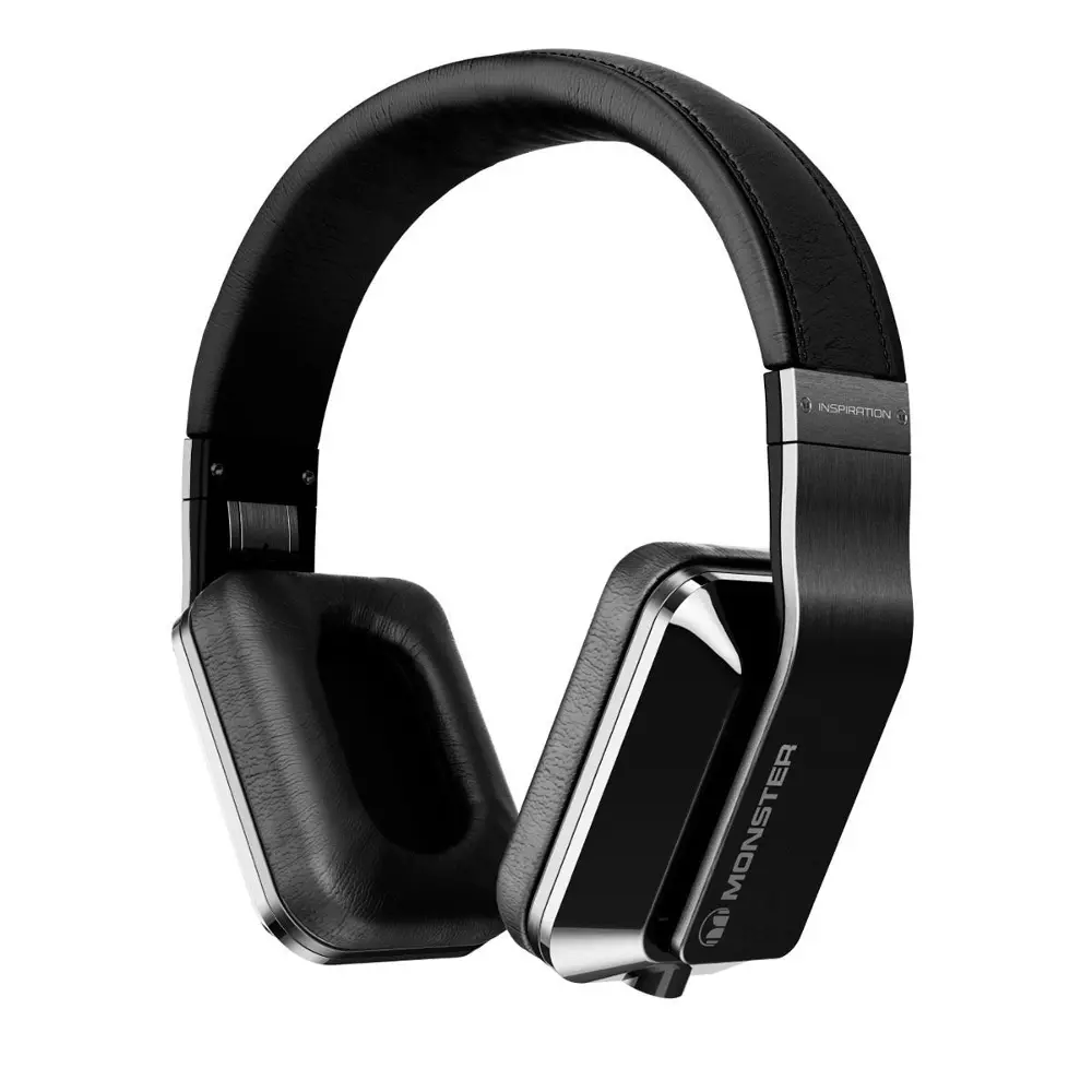 MH-INS-OE-TI-NC-CUA Monster Inspiration Active Noise Canceling Over-Ear Headphones - Titanium-1