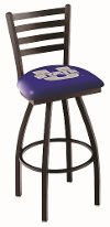 25 Inch Ladder Back Swivel Counter Stool - USU