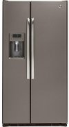 GZS22DMJES GE 36 Inch Side-by-Side Refrigerator Counter Depth - Slate