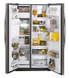 GZS22DMJES GE Side-by-Side Refrigerator - 36 Inch Slate Counter Depth-3