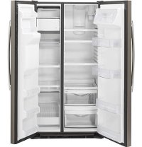 GZS22DMJES GE Side-by-Side Refrigerator - 36 Inch Slate Counter Depth-4