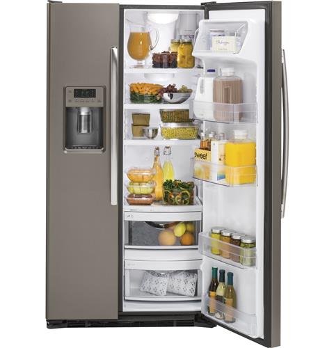 GZS22DMJES GE Side-by-Side Refrigerator - 36 Inch Slate Counter Depth-6