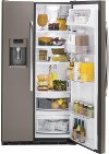 GZS22DMJES GE Side-by-Side Refrigerator - 36 Inch Slate Counter Depth-6