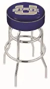 Chrome Double Ring Swivel Bar Stool - USU