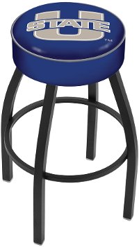 L8B125UtahSt Black 25 Inch Cushion Counter Stool - USU