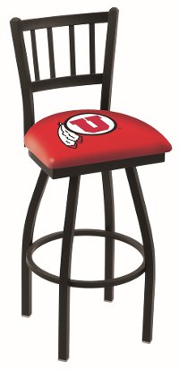 L01825UtahUn 25 Inch Jailhouse Counter Stool - U of U