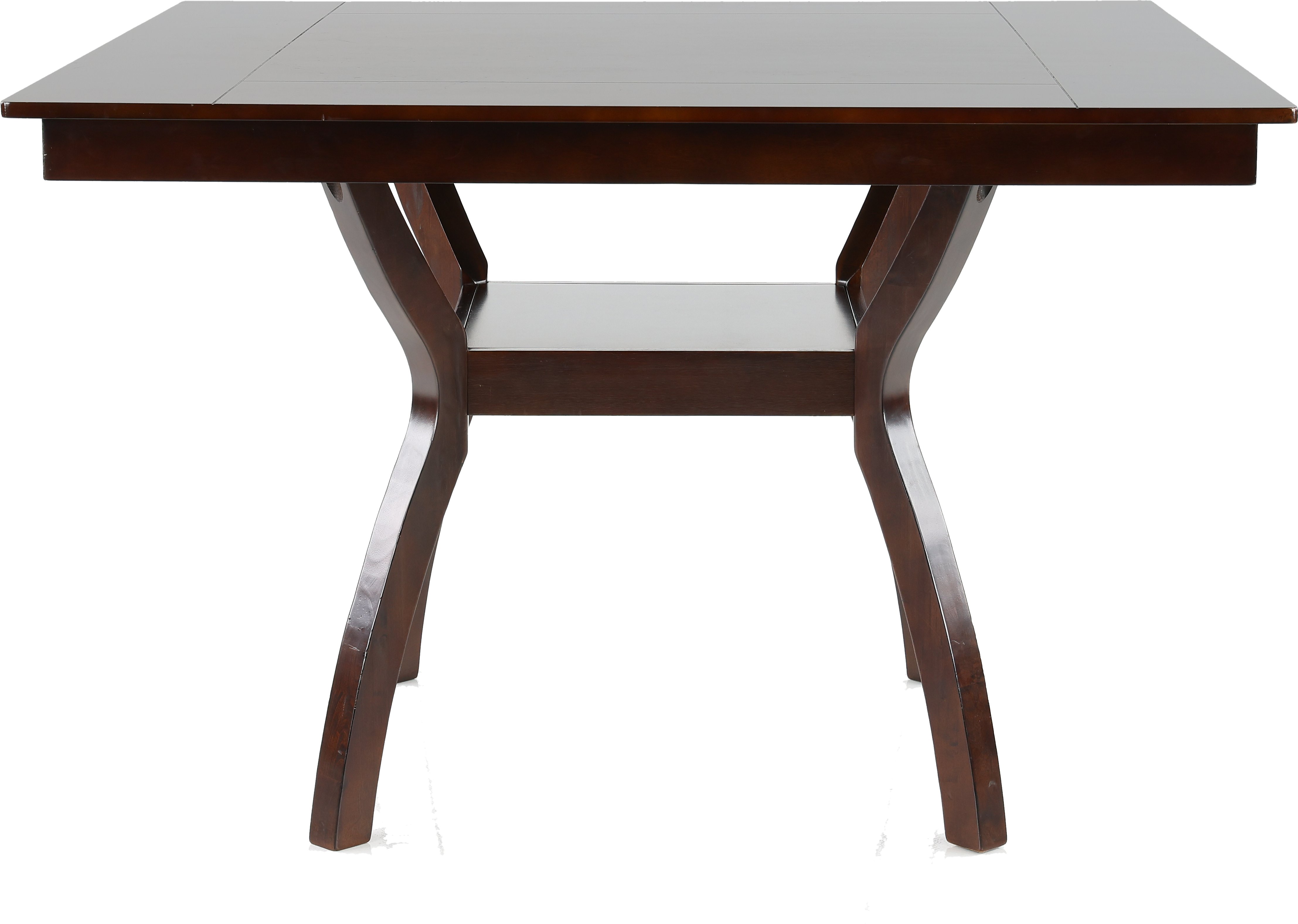 Transitional Dark Cherry Counter Height Dining Table - Brent-1
