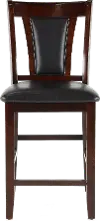 Brent Dark Cherry Counter Height Stool