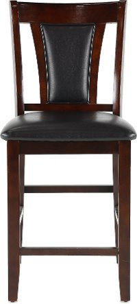 Brent Dark Cherry Traditional Counter Height Stool